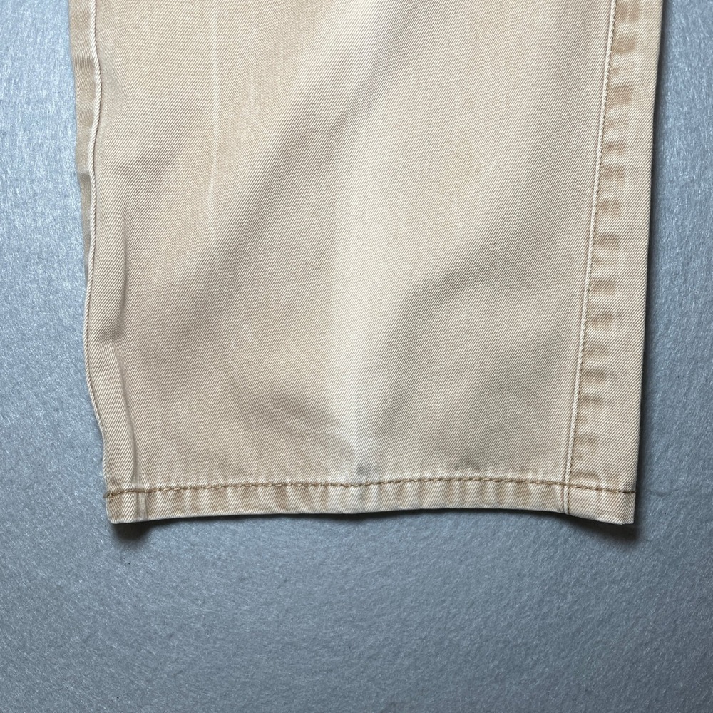 Peter Millar Tan Pima Cotton Chinos Flat Front Mens Size 33 Casual Dress Pants - Picture 3 of 9